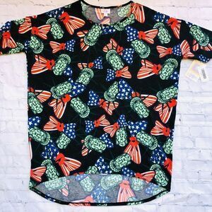 NWT Womens Large LuLaRoe Irma Hi/Lo Tunic Top